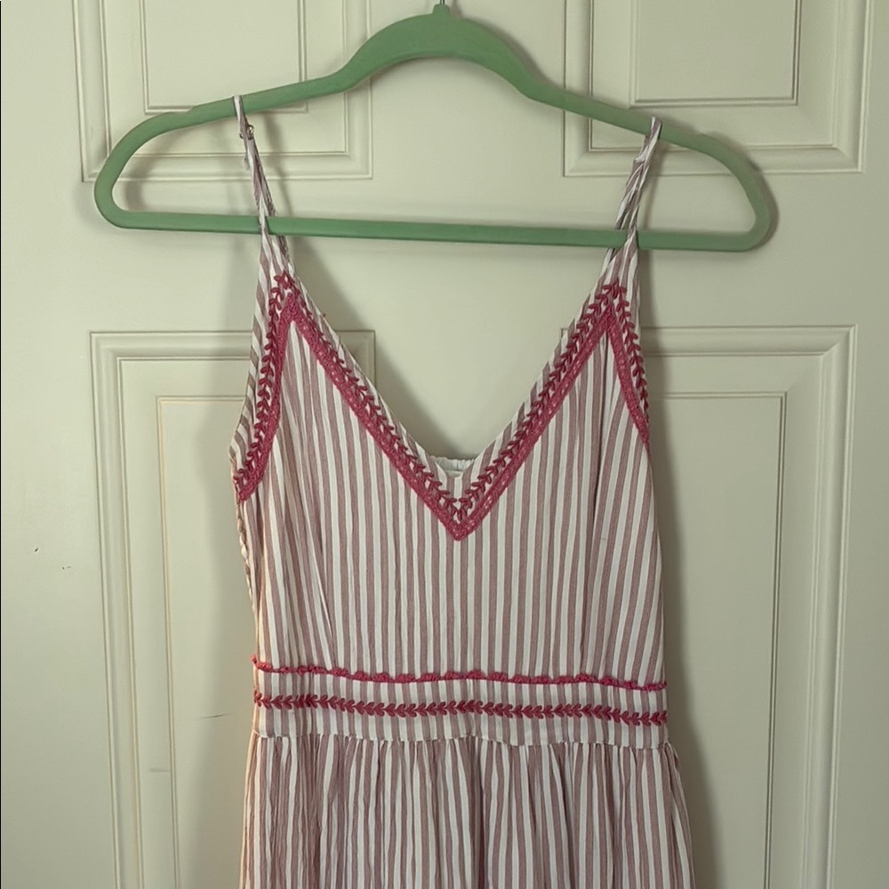 Striped maxi dress